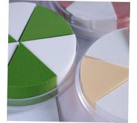 DRESSOOS 2pièces Éponge Maquillage Triangulaire Puff Cosmétique Pour Fond De Teint Éponge Sèche Humide Aléatoires Pour Et Femmes