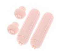 DRESSOOS 2pièces Kit De à Silicone Outils De Nail Art Pour French Manucure Avec Pinceaux Et Racloir De Dessin Pour Couleur Rose