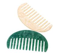 DRESSOOS 2pièces Lot De Peignes à Dents Larges Pour Cheveux Bouclés Mouillés Et Longs Adaptés à Femmes Et Hommes Facile à Transporter Utiliser