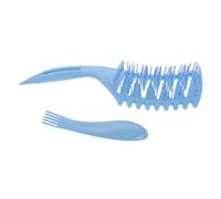 DRESSOOS 2pièces Peigne à Démêler Avec Pointe Précise Pour Cheveux Fins Peigne Anti-pelliculaire Et Distributeur De Pâte Coiffante Outil De Coiffure Pour Cheveux Bouclés Et Texture