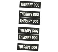 DRESSOOS 3 Paires Autocollant De Chien D'assistance Co Harnais pour Petit Chien Tondeuses Harnais pour Chiot Charbonnier Animal De Compagnie Tampon Verser Ceinture Dissuasif Chiot Para Cuir
