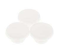 DRESSOOS 3 Pièces Bouchon de Vidange pour Congélateur, Bouchon d'eau pour Réfrigérateur, Caoutchouc, Blanc, 1,6cm, pour Cooler et Réfrigérateur, Accessoire de Maintenance