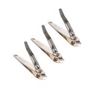 DRESSOOS 3 Pièces coupe-courrier en métal ciseaux ongles ciseaux à ongles ongle nail art outils nail art nail charms manicure outils ongles coupe ongle coupe-ongles coupe-cuticules Golden