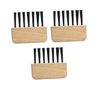 DRESSOOS 3 Pièces peigne nettoyant hair brush Brosse de nettoyage des cheveux peigne épilateur brosse à cheveux Épilateur à peigne nettoyeur de peigne d' Hêtre