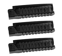 DRESSOOS 3pièces Brosse à Cheveux Portable Brosse De Voyage Anti-statique Compacte Pour à Main Idéale Pour Cheveux Lisses Et Bouclés