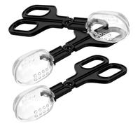 DRESSOOS 3pièces Ramasse-crottes pour Hamster Ciseaux Plastique Pelle Multi-usages pour Nettoyage De Cage Outils De Soin pour Petit Animal