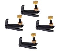 DRESSOOS 4 Pièces Accordeur De Violon À Cordes Pour Violon Ukulélé Coussin En Mousse Pour Violon Épaulière Pour Violon Porte-Clés Violon Violons Boucle De Violon Électrique