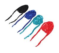 DRESSOOS 4 Pièces Chapeau avec Filles Pirate en Garçon et Léger Polyester Queue Longue, Ajustable pour Festivals et Costumes Fête, pour Filles et Garçons