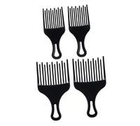 DRESSOOS 4 Pièces Peigne Démêlant à Dents Larges Pour Cheveux Bouclés Peigne Coiffant Pour Perruque à Cheveux Afro
