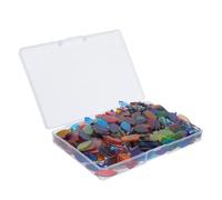 DRESSOOS 443 Pièces de Carreaux de Verre pour Mosaïque Artisanale, Pièces Colorées Géométriques pour Projets DIY, Créations Artistiques et Décoration Maison