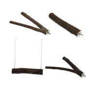 DRESSOOS 4pièces Oiseaux Perches pour Perruches Et Perroquets Bâtons De Grignotage Accessoires pour Volière