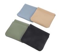 DRESSOOS 4pièces Trousse De Maquillage Femme Pochettes Cosmétiques Pratiques pour Voyage à Cosmétiques Et Rangement De Monnaie Matcha