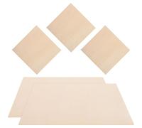 DRESSOOS 5 pièces Panneaux de Bois de Balsa Fins pour Pyrogravure et Bricolage Surface Lisse pour Découpe Précise Planche Fine DIY pour Artistes et Modélisme