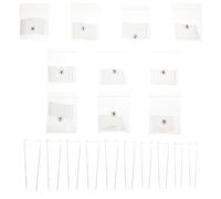 DRESSOOS 504 Pièces Faux Ongles Style Français Longs en Abs Résistants sans Trace Adaptés la Plupart des Doigts pour Manucure Professionnelle