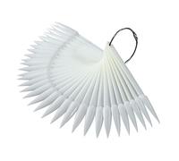 DRESSOOS 50pièces Palette Fan Shaped Pour Vernis à Échantillons De Couleurs Et Pratique Pour Nail Art Coloris Naturel