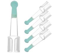 DRESSOOS 5pcs Mini Cuillères à Oreille en Silicone et PC pour Nettoyer Rapidement le Cérumen, Design Pratique, Adaptées Bouche Nez, Usage Familial
