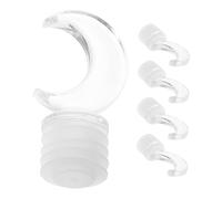 DRESSOOS 5pièces Bouchons De Bouteille Décoratifs Plastique Forme De Lune Pour Vin Boissons Huiles Essentielles Et Flacons De Parfum