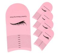 DRESSOOS 5pièces Règle De Mesure Pour Cils Plastique Outil Précis Pour Courbure Des Extensions Eyelashes Règle Extension Symétrique Pour Beauté