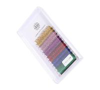 DRESSOOS 6paires Faux Cils Colorés à Paillettes Pour Maquillage Artistique Extensions De Cils Réutilisables Pour Halloween Et Événements Festifs Aléatoires