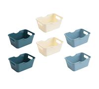 DRESSOOS 6pièces Boîte De Rangement De Bureau Organisateur Cosmétique Et Utilitaire Rangement Pratique Pour Bureau Maison Et Dortoir Pour Accessoires Et Fournitures Scolaires