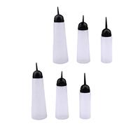 DRESSOOS 6pièces Bouteilles De Pour Cheveux Flacons De Et Nettoyage Contenants Pour Salon Application Facile Et Propre De Shampoing Et