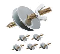 DRESSOOS 6pièces Kit De Vis Et Écrous pour Perches Oiseaux Accessoires De Cage avec Rondelles pour Nichoirs Et Mangeoires