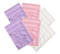 DRESSOOS 6pièces Palette De De à De Plastique Assortiment De Pour Art Et De Pigments