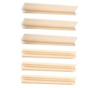 DRESSOOS 6pièces Supports De Dominos Bois Réutilisables Lot de Supports à Dominos DIY Présentoirs pour Jeux Et Éducation