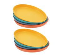 DRESSOOS 8 Pièces Soulager La Fatigue du Bol pour Chat Petites Gamelles pour Chat Bols De Nourriture pour Chaton Assiettes Chaton Gamelles pour Chatons PP