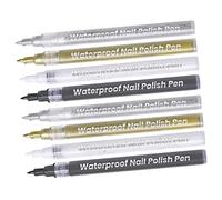 DRESSOOS 8pièces Stylos De Dessin Pour Nail Art Outils De Manucure Étanches Pour Décoration Des Pensées Liner Et Peinture Fine