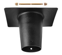 DRESSOOS Adaptateur de Gouttière Portable et Résistant la Déformation en Alliage D'aluminium Noir pour Chaîne de Pluie pour Installation Extérieure Décorative