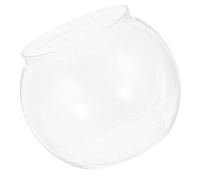 DRESSOOS Aquarium Transparent Plastique Petit Bocal Rond pour Poissons pour Bureau Et Décoration Intérieur Facile à Nettoyer Entretenir