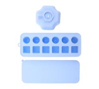 DRESSOOS Bac à Glaçons en Silicone Réutilisable 12 Compartiments Mini, Moule Compact pour Congélateur, pour Smoothies et Desserts Faits Maison