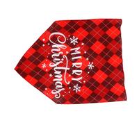 DRESSOOS Bandana décoratif pour Chien Joyeux Noël en Polyester Doux Accessoire pour Chiot Lavage Facile