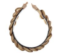 DRESSOOS Bandeau Tressé Femme Avec Perruque Accessoire De Cheveux Braid Headband Élégant Et Confortable Pour Look Naturel Pour Toutes Occasions