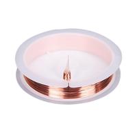 DRESSOOS Bobine pour Fabrication de Roseaux 0,25mm de Fil de Cuivre Fil Artisanal Flexible et Sécable, pour Loisirs Créatifs et DIY