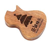 DRESSOOS Boîte À Médiators, Conteneur pour Médiators De Guitare, Organisateur De Rangement pour Pièces De Guitare, Support pour Médiators De Guitare en Bois, Étui pour Médiators De Guitare