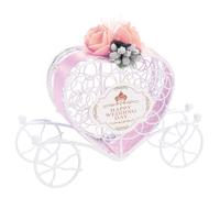 DRESSOOS Boîte Créative en Fer Légère D'environ 40g Forme Carrosse Citrouille Décoration Romantique pour Mariage et Halloween pour Boîtes de Bonbons