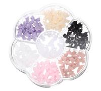DRESSOOS Boîte de Charms Ongle en Résine Nœud, Décorations Délicates pour Manucure, Éclat et Brillance, pour Ongles Naturels ou Artificiels en Vacances D'