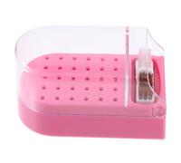 DRESSOOS Boîte De Rangement Pour Têtes De Meulage, Organiseur De Rangement Pour Perceuses À Ongles, Support De Rangement Pour Mèches De Perceuse À Ongles, Étui À Outils De Meulage Des