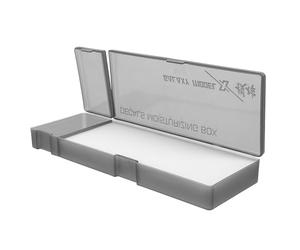 DRESSOOS Boîte de Transfert à L'eau pour Ongles Noir en Plastique Éponge, Application Lisse et Séparation Hydratante, Création DIY Maquettes D'avions