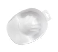 DRESSOOS Bol De Trempage Ongles Rectangulaire Pour Retrait Soins Manucure Blanc Plateau Outils Nail Art Cuticules Fake