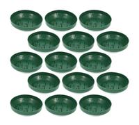 DRESSOOS Bols Ronds en Plastique Lot de 25 pour Maintien de Fleurs Supports Solides pour Centres de Table Mariage et Décorations de Fêtes