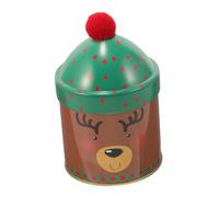 DRESSOOS Bonbonnière De Noël en Métal avec Couvercle Rangement Festif pour Contenant Décoratif pour Bonbons Décoration D'intérieur