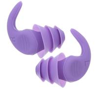 DRESSOOS Bouchons D'oreille Confortables en Silicone Anti-bruit pour Avion Paire Réutilisable et Usage Industriel pour Sommeil et Étude
