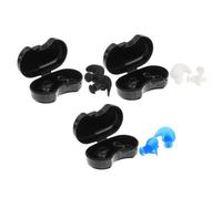 DRESSOOS Bouchons D'oreille Étanches en Silicone Petit Format Portable Lot de 3 Paires pour Natation Adulte pour Sports Nautiques et Ski Nautique
