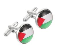 DRESSOOS Boutons de Palestiniens 1 Paire en Alliage de Zinc Design Unique et Polyvalent, Accessoires Mode pour Chemise, Original Homme