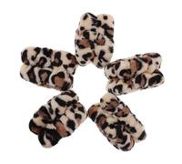 DRESSOOS Bracelets Absorbants Motif Tigre 8 Pièces Taille Unique En Tissu Souple Beige Bracelet De Spa Pour Lavage Du Visage Maquillage Et Sport