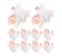 DRESSOOS Breloque Popcorn Soi-même en Pvc, Accessoire Créatif pour Pendentif de Collier, Décoration DIY Unique pour Projets D'artisanat et Mini Maison, Paquet de 40 G Style Style Aléatoire