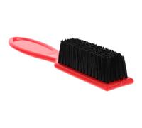 DRESSOOS Brosse à Barbe pour Homme en Nylon et Abs, Brosse Professionnelle Rouge pour Salon et Usage Personnel, pour Nettoyer et Coiffer la Barbe Efficacité